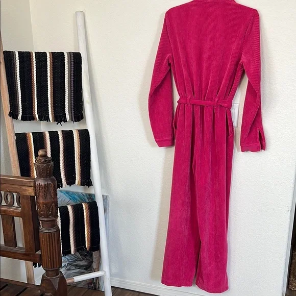 Wild Fable Courderoy Pink Jumpsuit - Picture 4 of 4